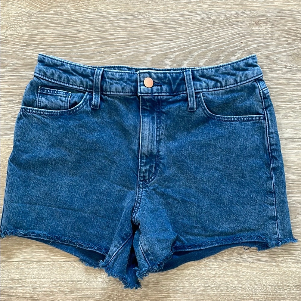 Universal Thread Blue Jean Shorts Midi Cut-Off